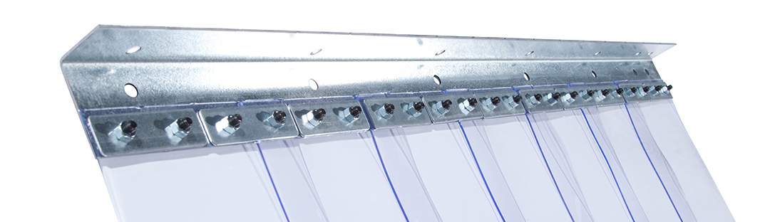 PVC-ridåer & stripes • Skyddar mot oljud, värme och kyla